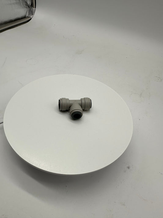 Gray Acetal Union Tee 3/8