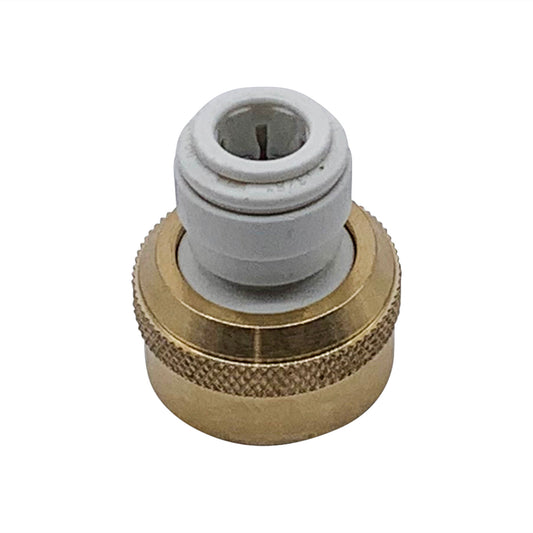 Brass Female Connector (Garden Hose) 3/8 X 3/4 - 11.5 NH