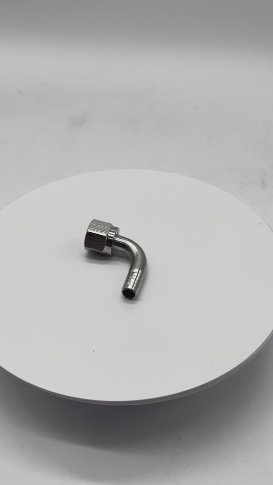 Swivel Ell 3/8 Barb X 3/8 Ffl