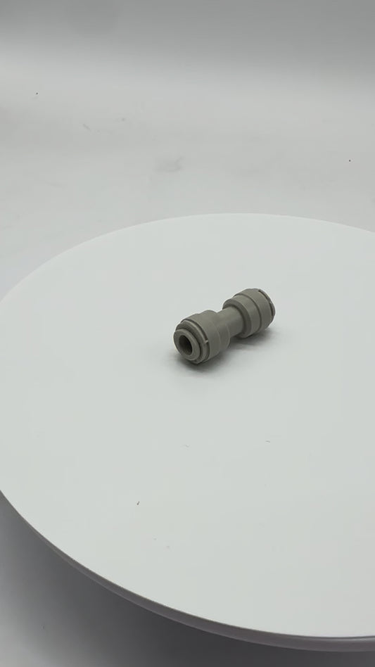 Reducing Union DMfit Acetal Gray Tube OD 1/4 Tube 1/4