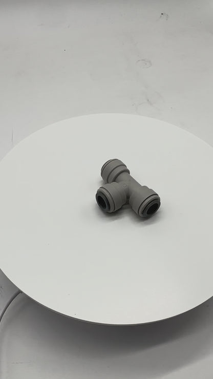 Gray Acetal Union Tee 3/8