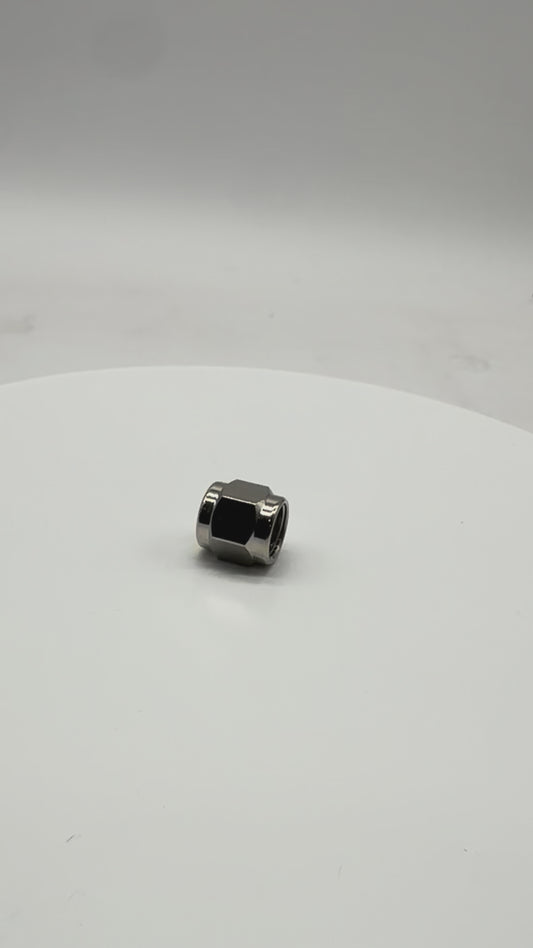 1/4 Stainless Steel Swivel Nut for Barb Stems S21-24/S21-44